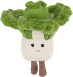 Apricot Lamb Delicious Cabbage Stuffed Animals for Kids, Soft Cute Plush Toys for Baby Girl and Boy, Fluffy Delicious Cabbage 7.5 Inches