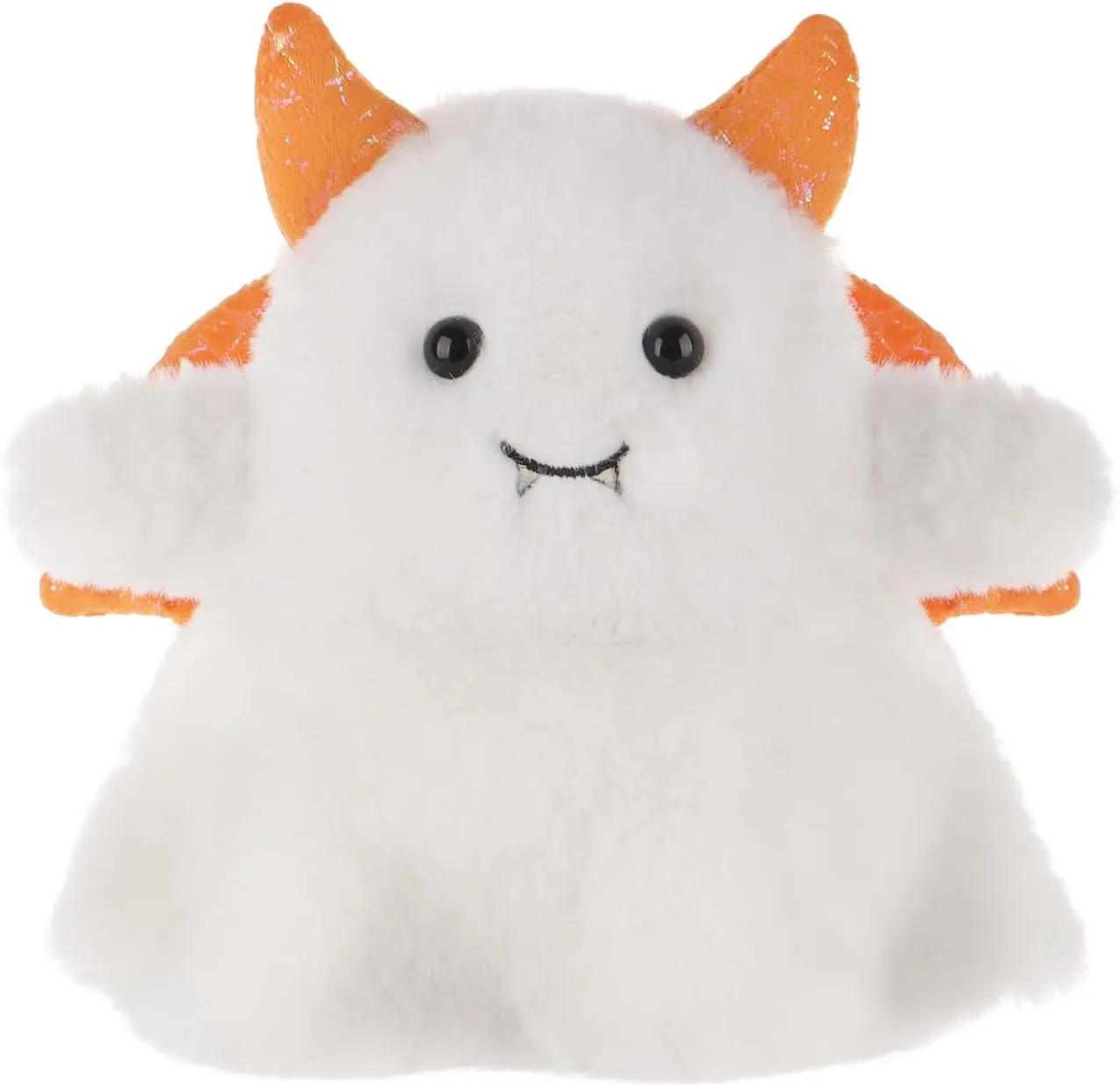 Apricot Lamb White Naughty Ghost Plush Stuffed Animals for Kids, Soft Cute Plush Toys for Baby Girl and Boy, Fluffy White Naughty Ghost White