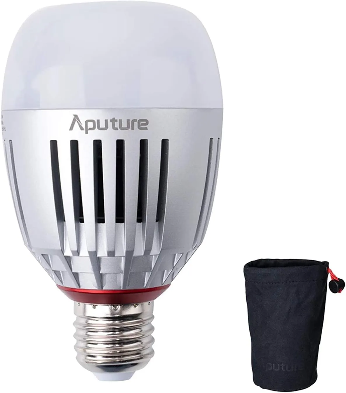 Aputure Accent B7C Smart Led Light Bulbs,1 Pack,7W RGBWW,2000k-10000k Bi Color,CCT/HSI/FX Mode,App Control Built-in Battery, E26/E27 Socket