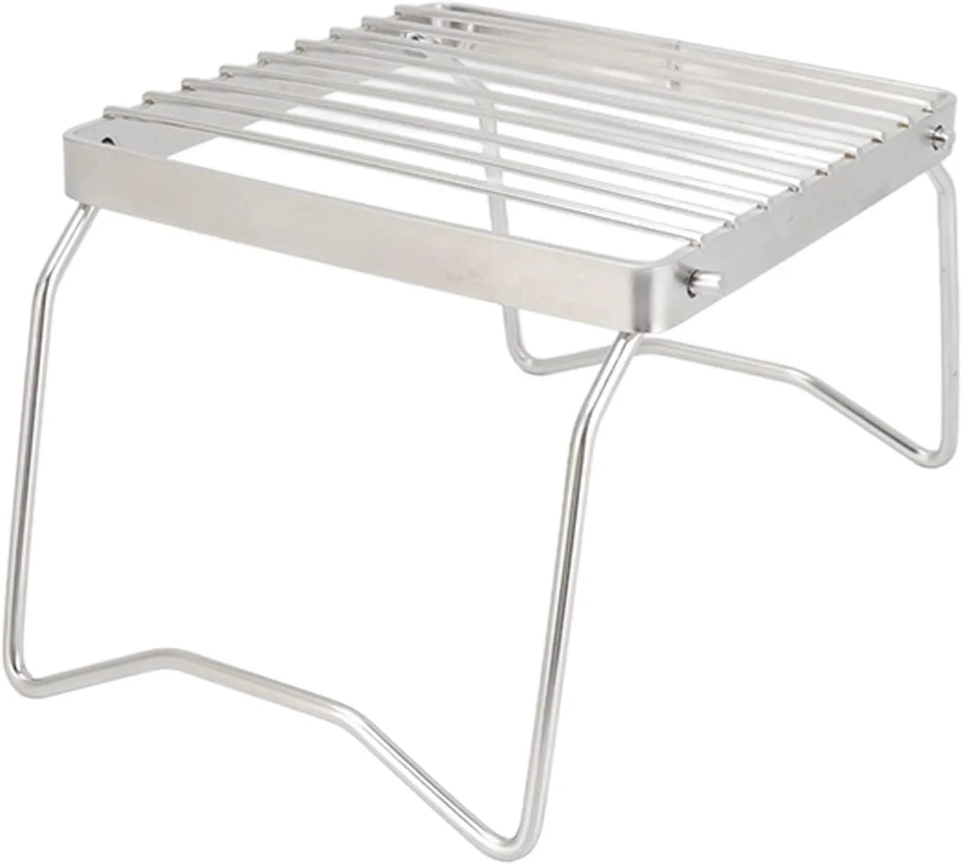 aqxreight Stainless Steel Folding Campfire Grill Grid Shaped Camping Grate Portable BBQ for Outdoor, aqxreight96kb0g7tro