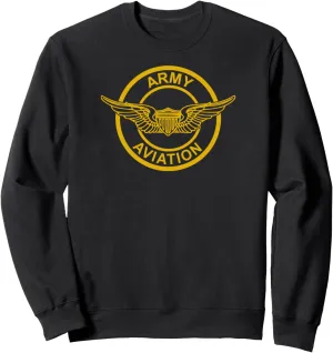 Army Aviation Wings Patch Sweatshirt