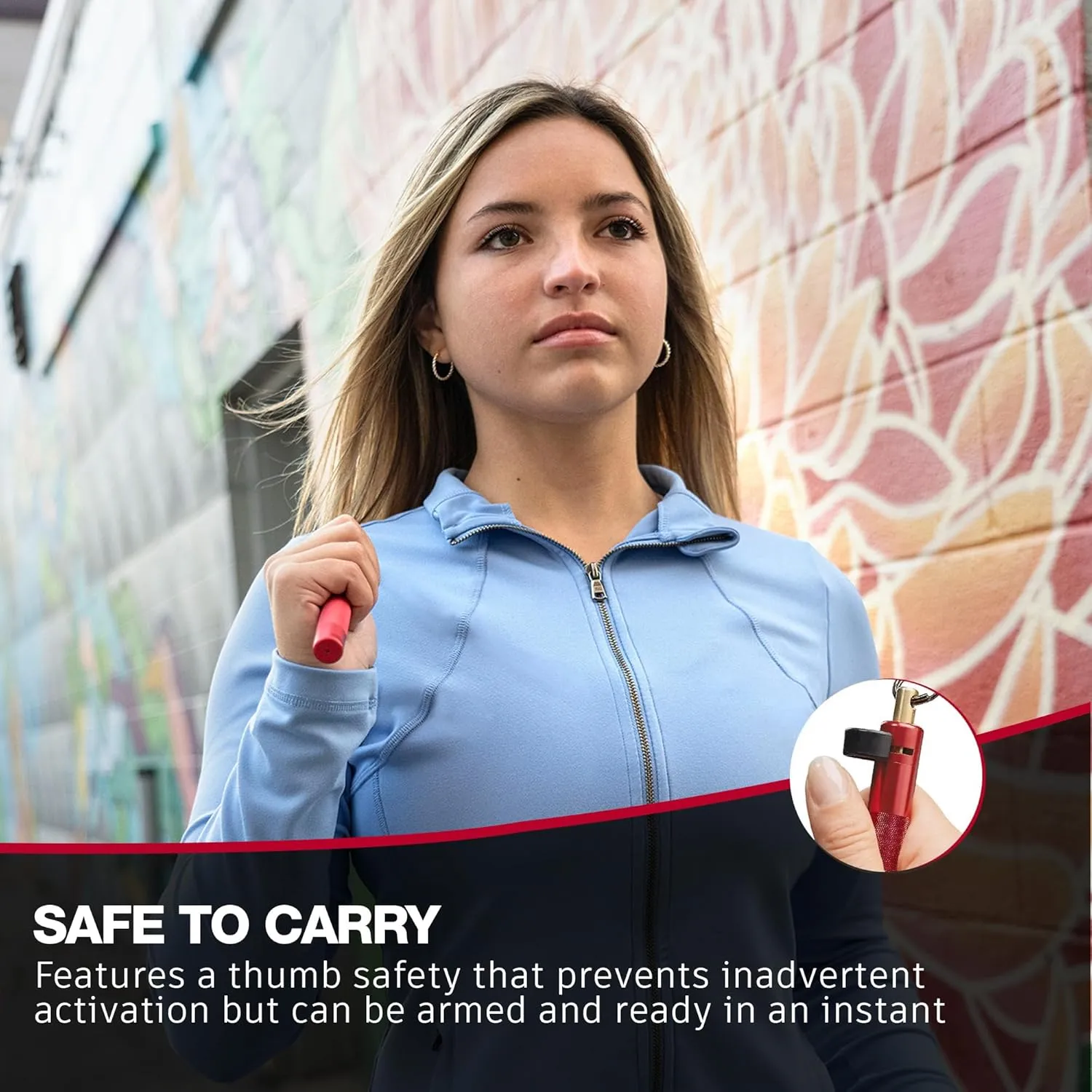 ASP Metro Defender Pepper Spray, Self-Defense for Women and Men, Quick-Release Personal Defense Equipment, Personal Protection Device, Safety Running Gear, Personal Security Devices