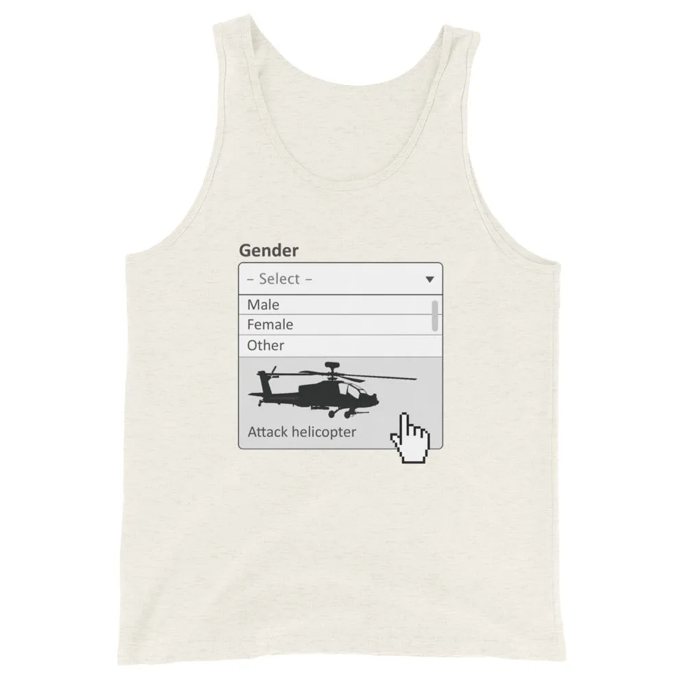 Attack Helicopter Gender Tank