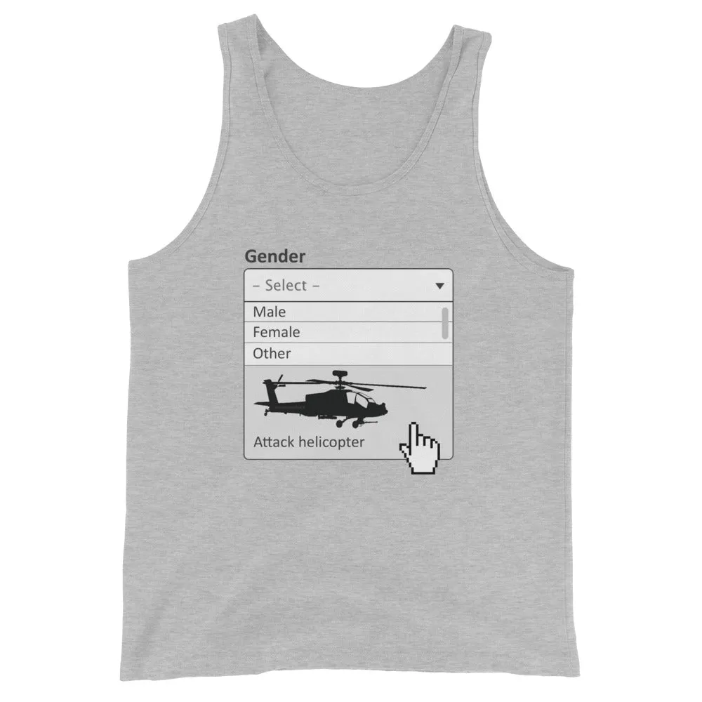 Attack Helicopter Gender Tank