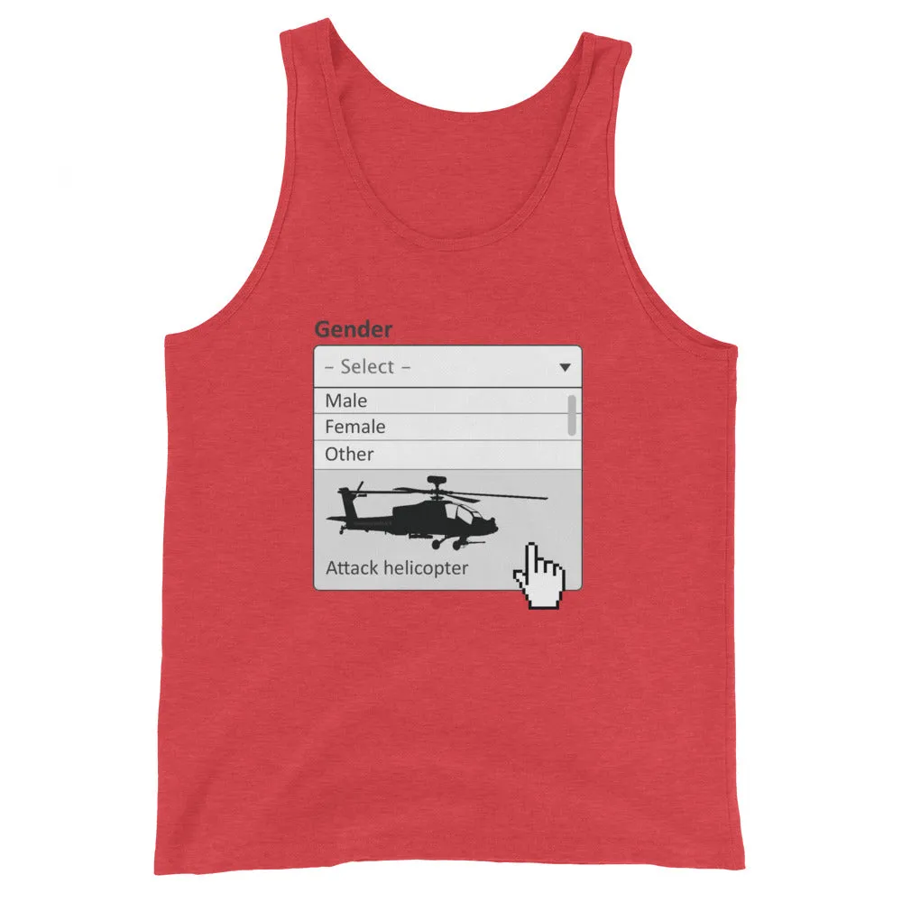 Attack Helicopter Gender Tank