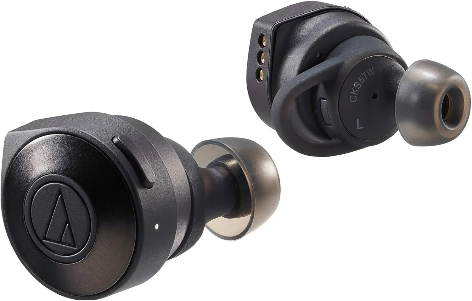 Audio-Technica ATH-CKS5TWBK Solid Bass Wireless in-Ear Headphones, Black