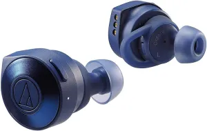 Audio-Technica ATH-CKS5TWBL Solid Bass Wireless in-Ear Headphones, Blue