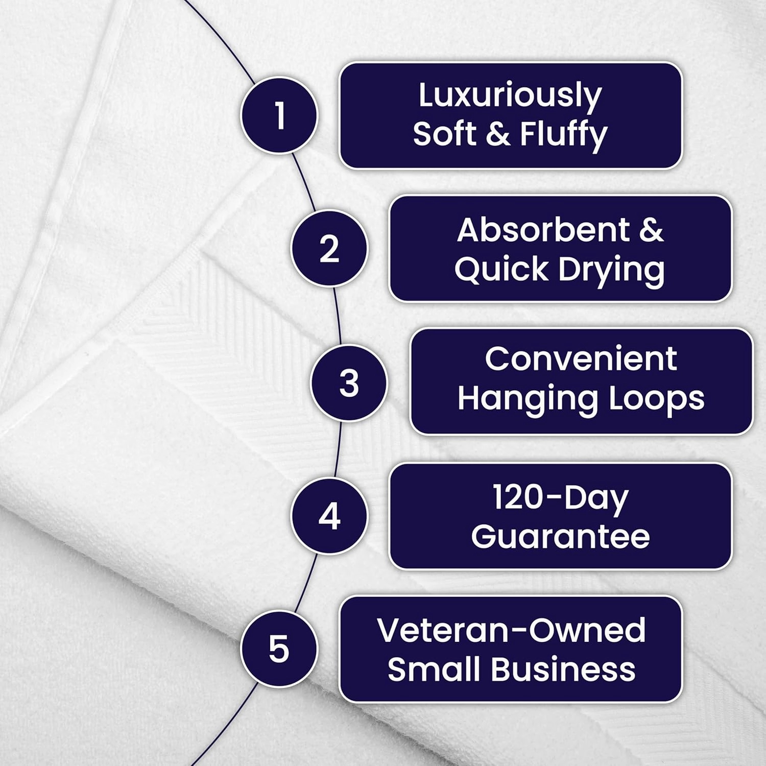 Bamboo Viscose Bath Towels - Ultra Soft & Plush 700 GSM Luxury Bath Towels - Super Absorbent & Quick Drying - 6 Piece Towel Set (Papyrus)