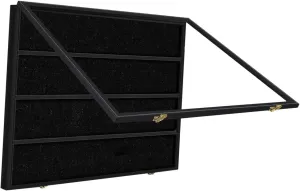 Baseball Card Holder, Sports Card Display Unit, Wall Cabinet for Collectible Cards, Horizontal