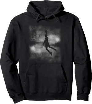 Basketball Dunk Silhouette Sportswear Design Slam Vision Pullover Hoodie