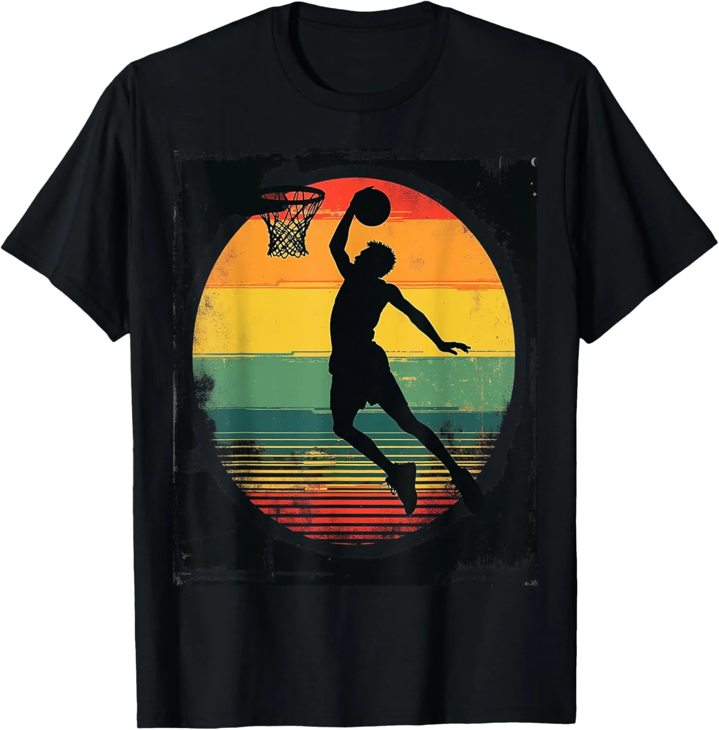 Basketball Dunk Silhouette T-Shirt