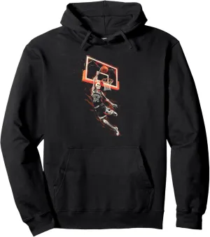Basketball Skeleton Slam Dunk Sports Fan Gift Pullover Hoodie