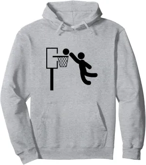 Basketball Slam Dunk Pullover Hoodie