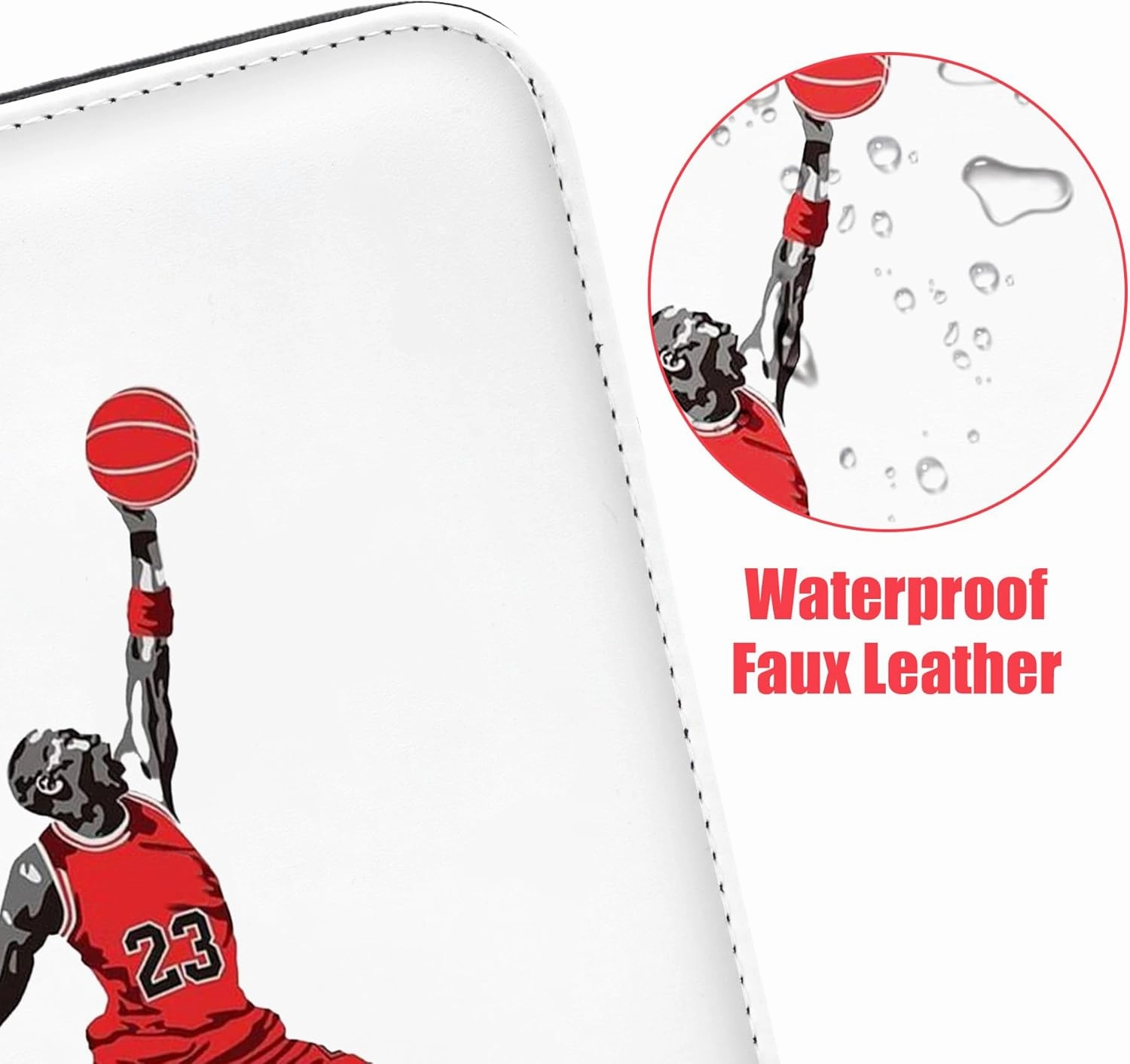 Basketball Card Binder,9 Pocket with 60 Sleeves up to 1080 Cards,Portable Waterproof Storage Book with Removable Clear Sleeves,Compatible with Basketball Cards 2024-2025