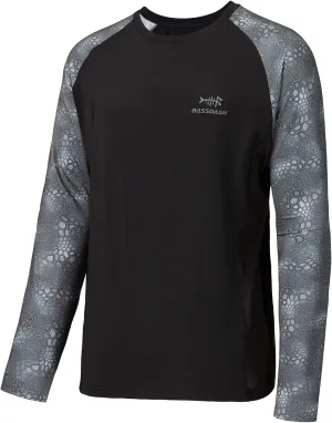 BASSDASH UPF 50 Fishing Tee for Men Camo Long Sleeve Shirt Quick Dry Sweatshirts