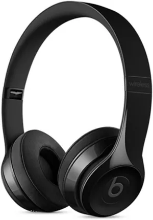 Beats by Dr. Dre Solo 3 On-Ear Headphones with Bluetooth Wireless - Black (Renewed)