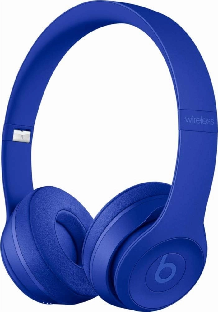 Beats Solo3 Wireless On-Ear Headphones - Neighborhood Collection - Break Blue (Renewed)