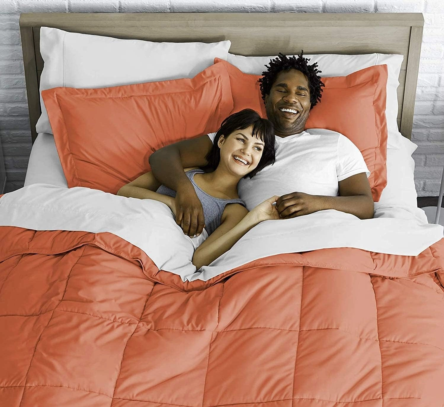Bed in A Bag Emperor King Comforter Set 3 Piece Down Alternative Comforter for Emperor King Size Bed - Peach - 1000 Thread Count with 500 GSM Fluffy Bedding Comforter Wrinkle Free