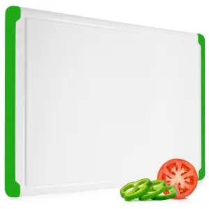 Belwares Large Plastic Cutting Board With Drip Grooves
