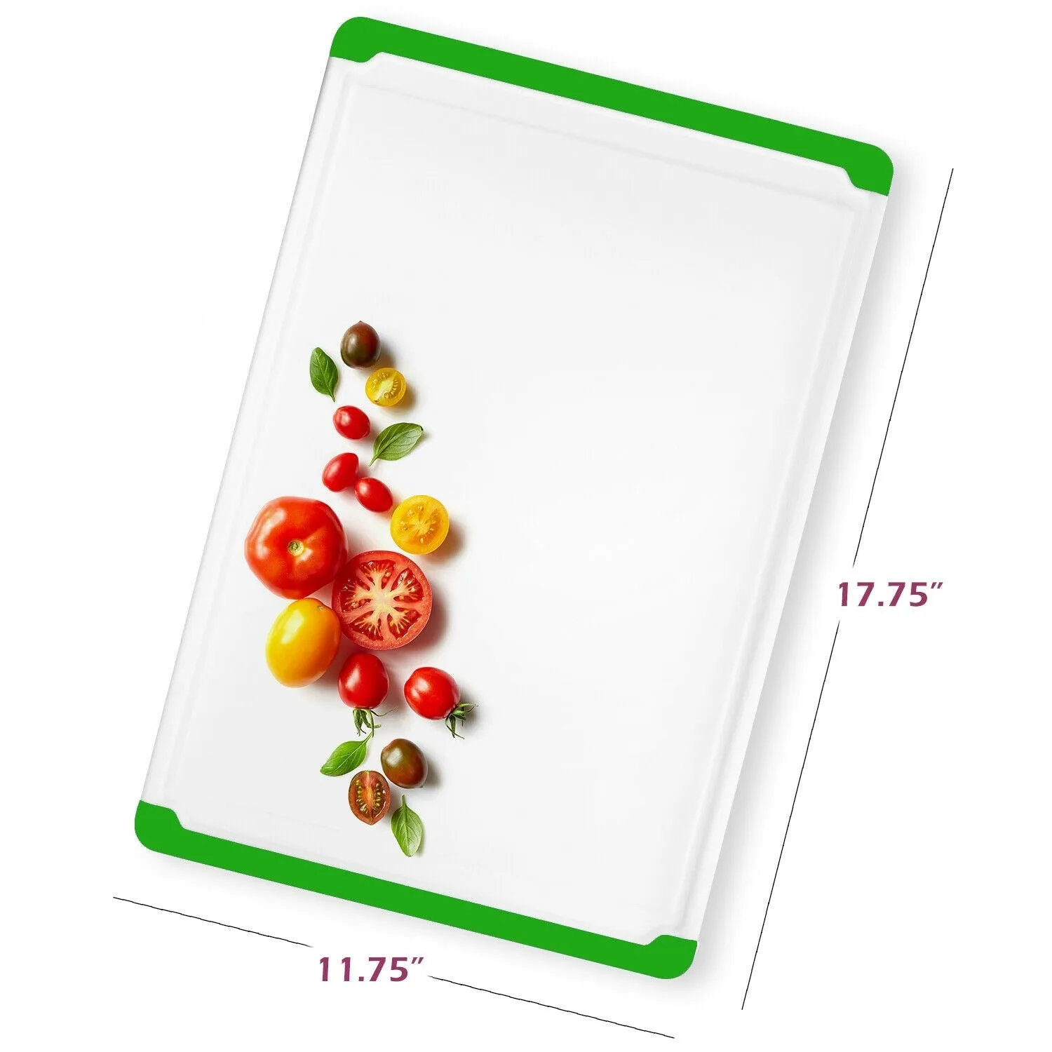 Belwares Large Plastic Cutting Board With Drip Grooves
