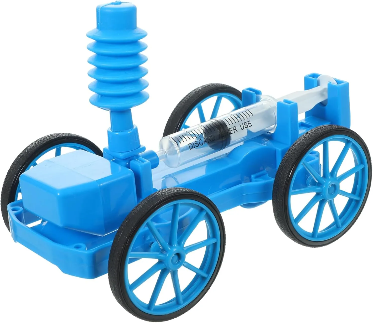 BESPORTBLE 1Set DIY Air Powered Car Model Creative Handcraft Puzzle for Engaging Science Experiment Enhances Hand Eye Coordination Imagination Present for Early Learning