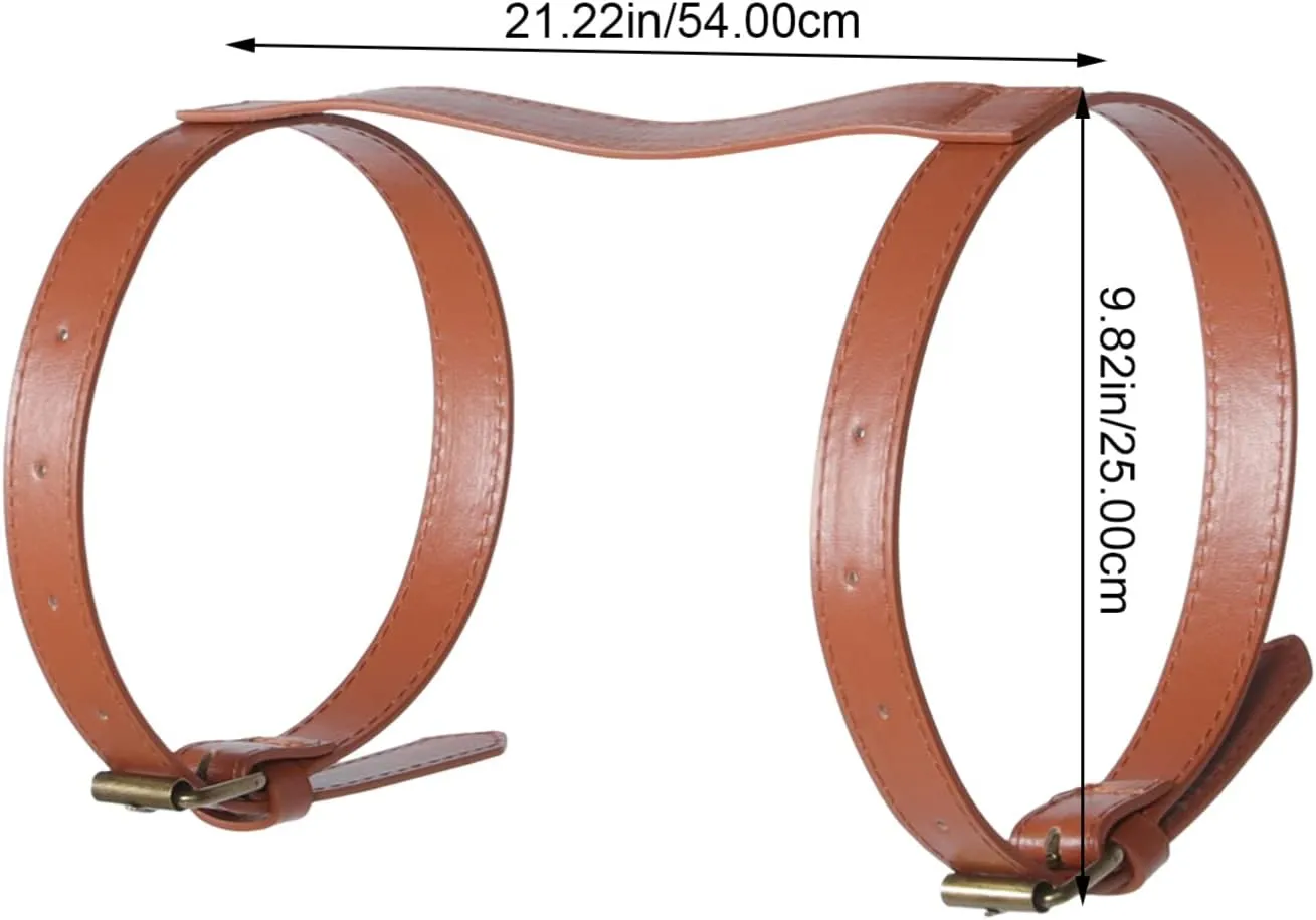 BESPORTBLE Outdoor Floor Mat Binding Strap Adjustable Leather Blanket Carrying Strap for Beach and Camping Supplies Durable and Easy to Use for Securing Ground Mats and Blankets
