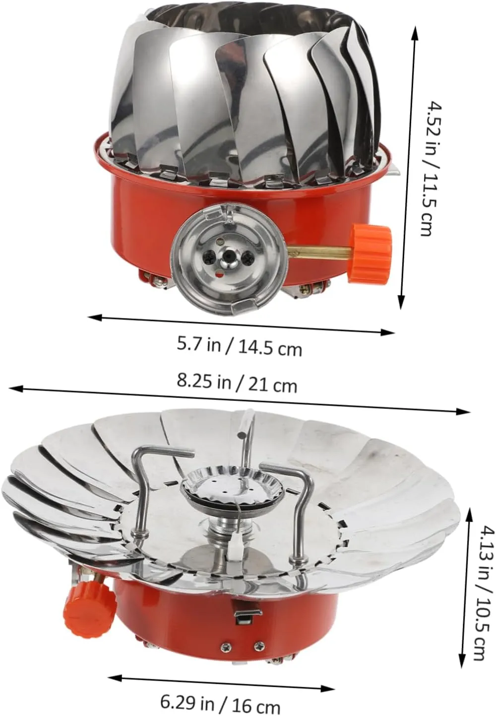 BESPORTBLE Windproof Camping Stove Portable Gas Outdoor Cooking Range for Picnic Camping