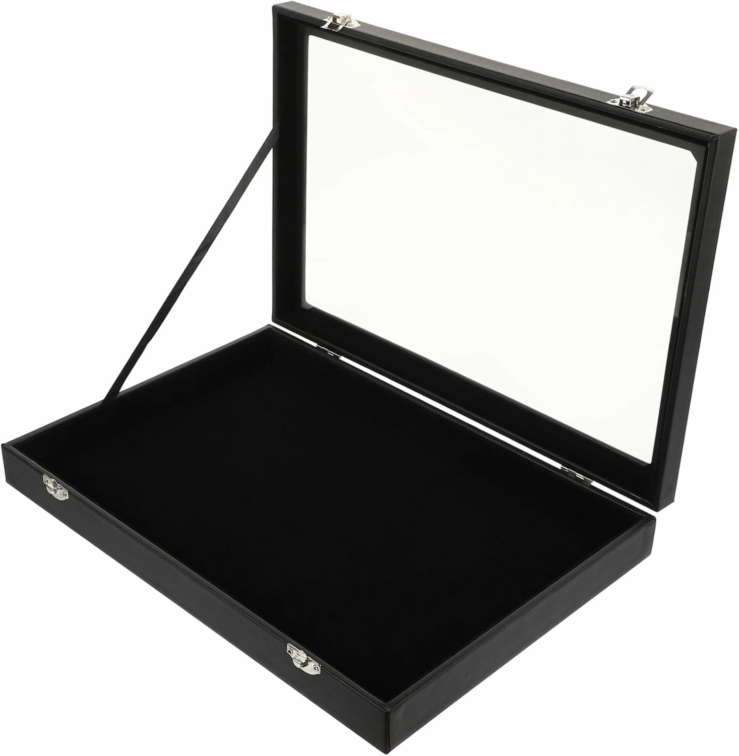 BESPORTBLE Jewelry Organizer Box Portable Capacity Transparent Display Container for Necklaces Bracelets Rings Earrings Durable Storage for Dresser