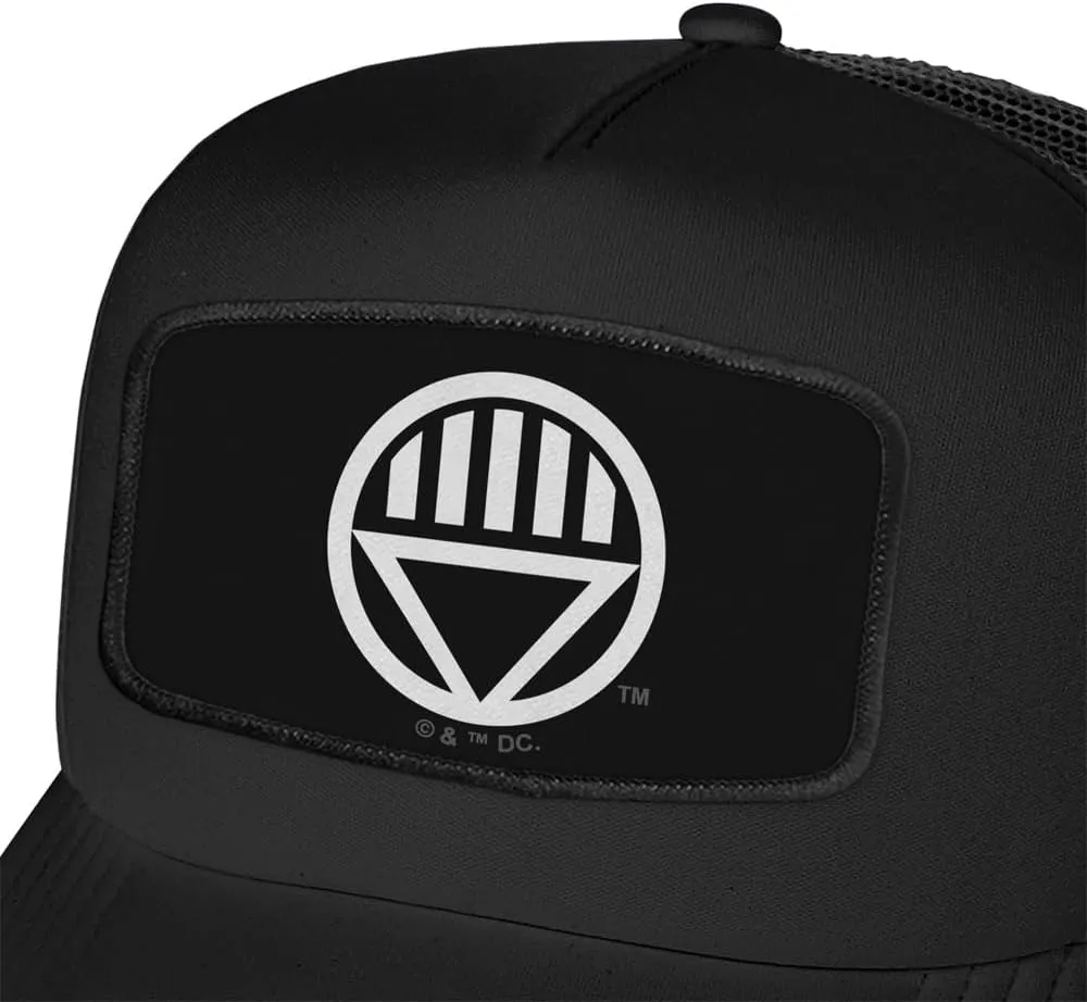 Blackest Night Lanterns Sublimated Patch Adjustable Snapback Foam Trucker Hat - Unisex for Men and Women, Collection