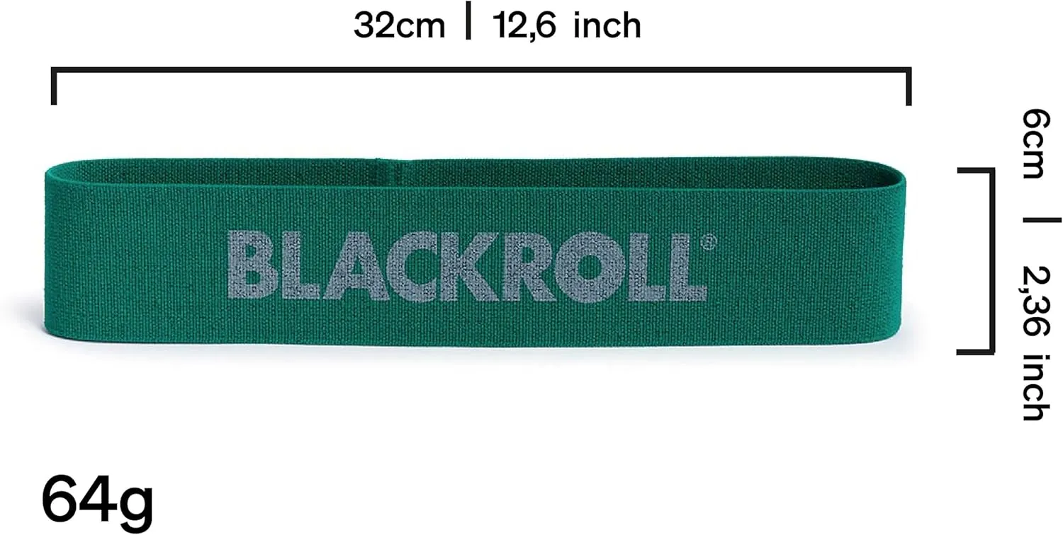 BLACKROLL® Loop Band (32 cm) | Resistance Band for Exercises Fitness and Training | Elastic Fabric Comfortable on The Skin | Home, Gym, Office, Park | Made in Germany