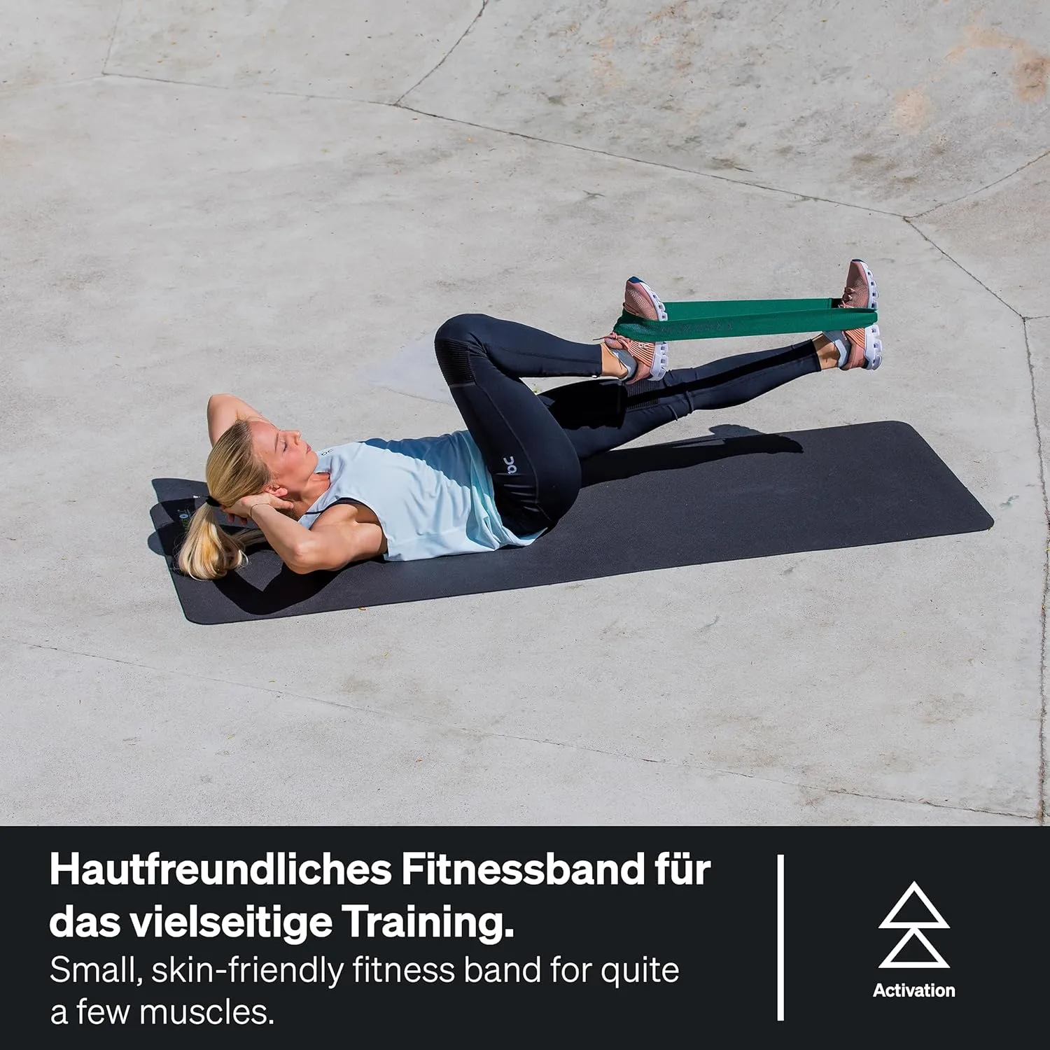 BLACKROLL® Loop Band (32 cm) | Resistance Band for Exercises Fitness and Training | Elastic Fabric Comfortable on The Skin | Home, Gym, Office, Park | Made in Germany