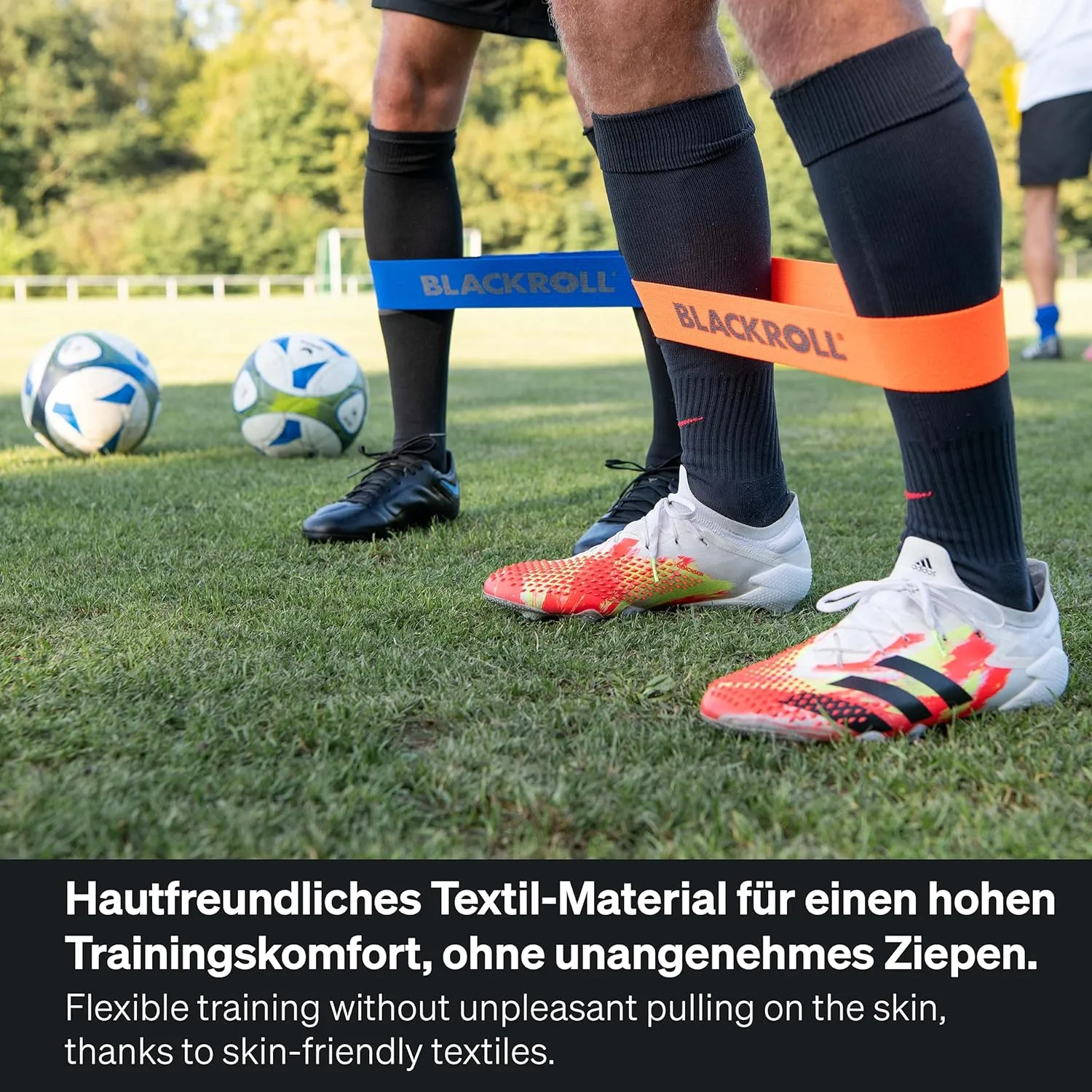 BLACKROLL® Loop Band (32 cm) | Resistance Band for Exercises Fitness and Training | Elastic Fabric Comfortable on The Skin | Home, Gym, Office, Park | Made in Germany