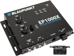 Blaupunkt EP-1000XPRO Digital Bass Enhancer - Digital Signal Processor for Boosting Bass (Includes Dash Mount Control Knob)