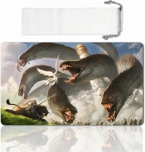 Board Game TCG Playmat Table Mats Games Size 60X35 cm Play Mats Compatible for MTG RPG CCG Trading Card Game Mousepad (Apocalypse Hydra)