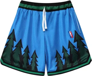 BOOMLEMON Men's Basketball Shorts Gym Training Workout Athletic Shorts Mesh Graphic Print Running Short Pants