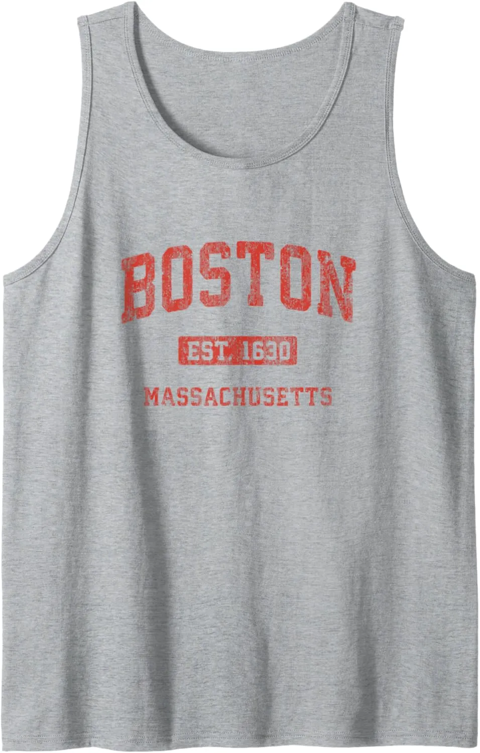 Boston Massachusetts MA Vintage Athletic Sports Design Tank Top