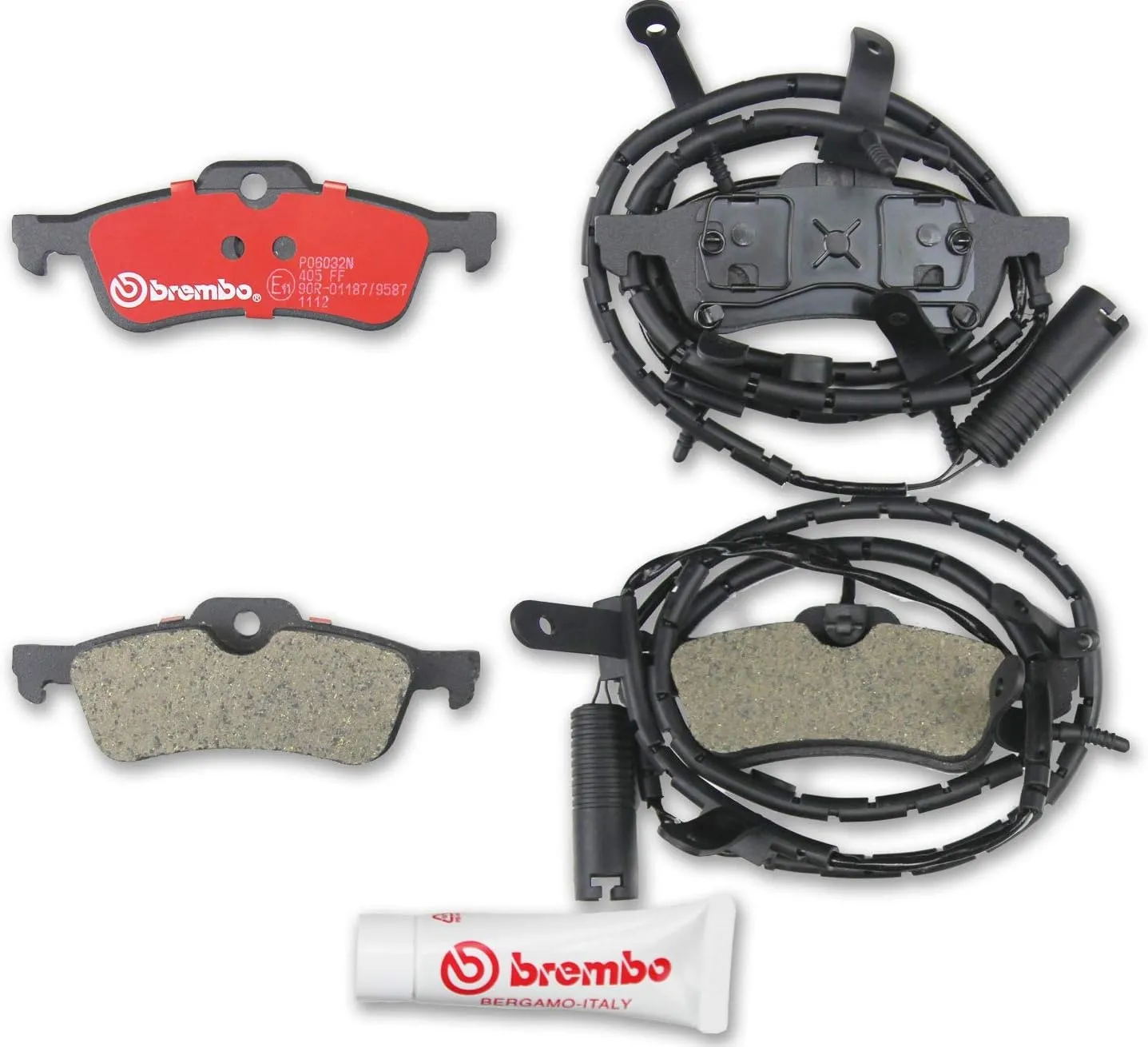 Brembo P06032N Premium Ceramic Rear Disc Brake Pad Set MINI OE# 34216762871