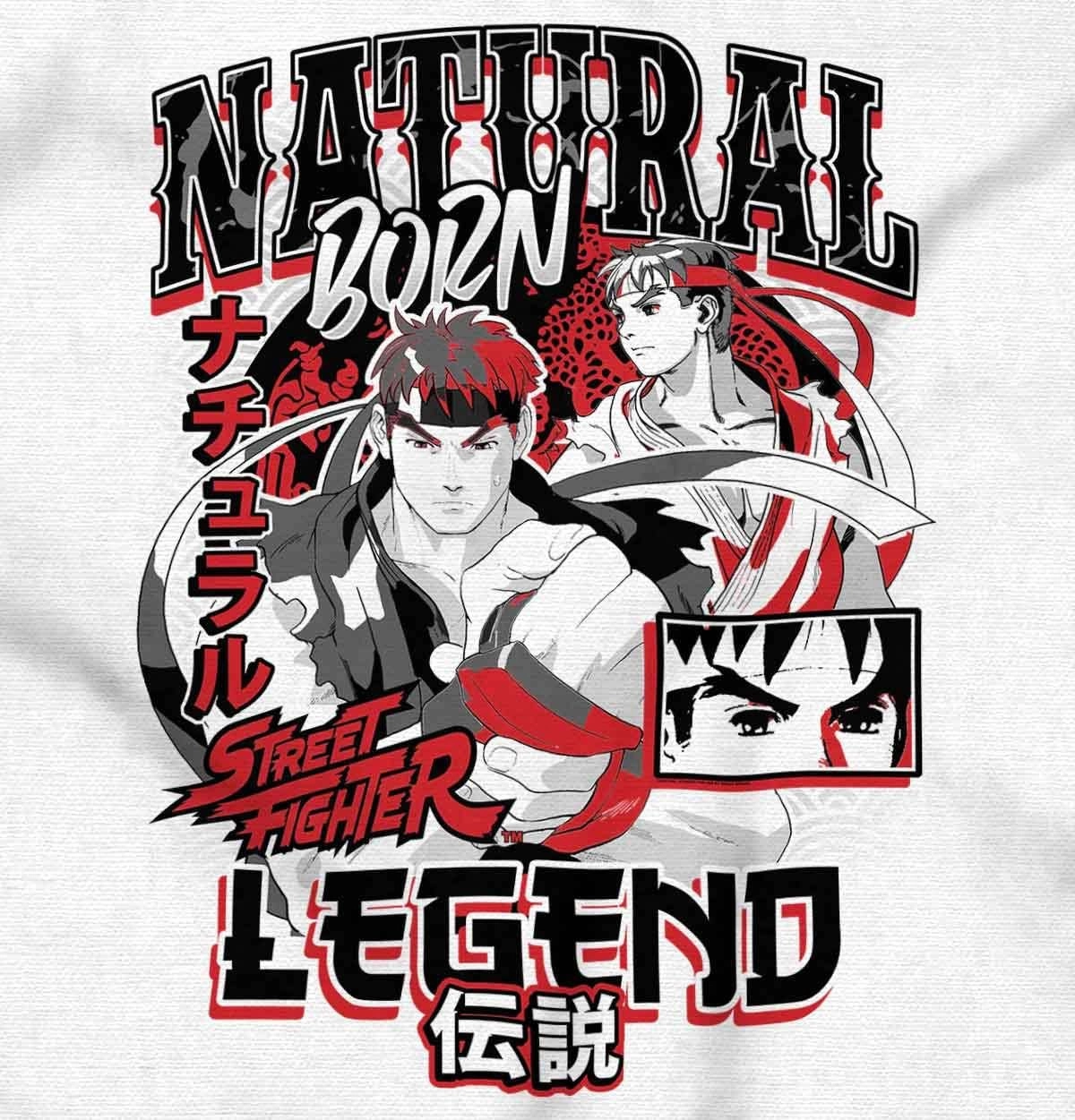 Brisco Brands Street Fighter Natural Born Legend Hoodie Sweatshirt Women Men
