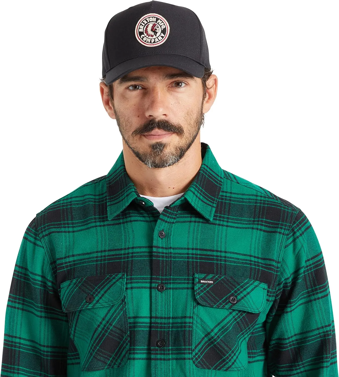 Brixton Rival Medium Profile Adjustable Snapback Hat, One Size