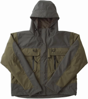 Caddis Men's Green Natural Breathable Wader Jacket