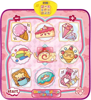 Cake Dance Mat for Kids, Electronic Music Dance Pad with 6 Modes, Adjustable Volume, Gift for Boys/Girls Aged 3 