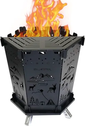 Camping Backpacking Stove - Burning Backpacking Burner, Foldable Camp Stoves | Backpacking Camping Burner Bonfire Rack for Trip, Picnic & Outdoor, 12.8x10.6in