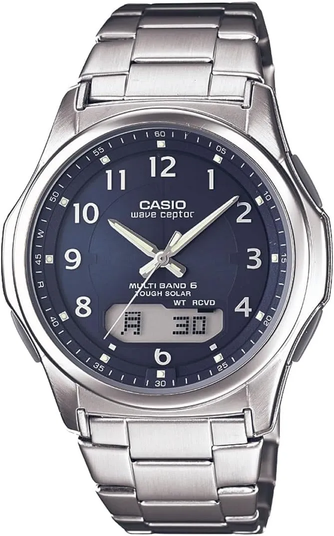 CASIO WAVE CEPTOR WVA-M630D-2A2JF Men's Wristwatch, Solar Powered