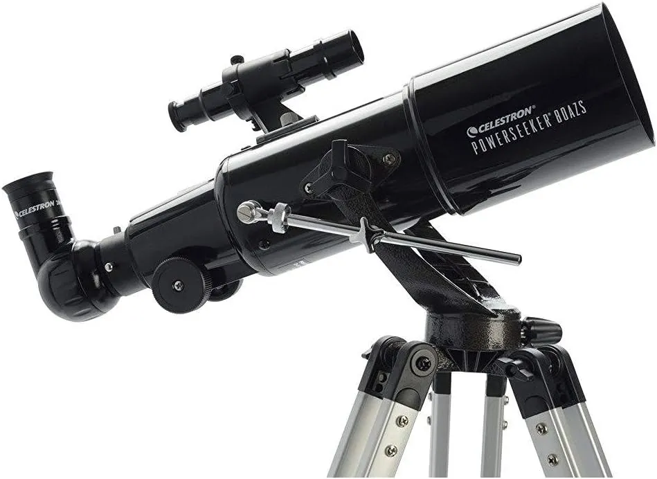 Celestron 21087 PowerSeeker 80AZS Telescope, Black