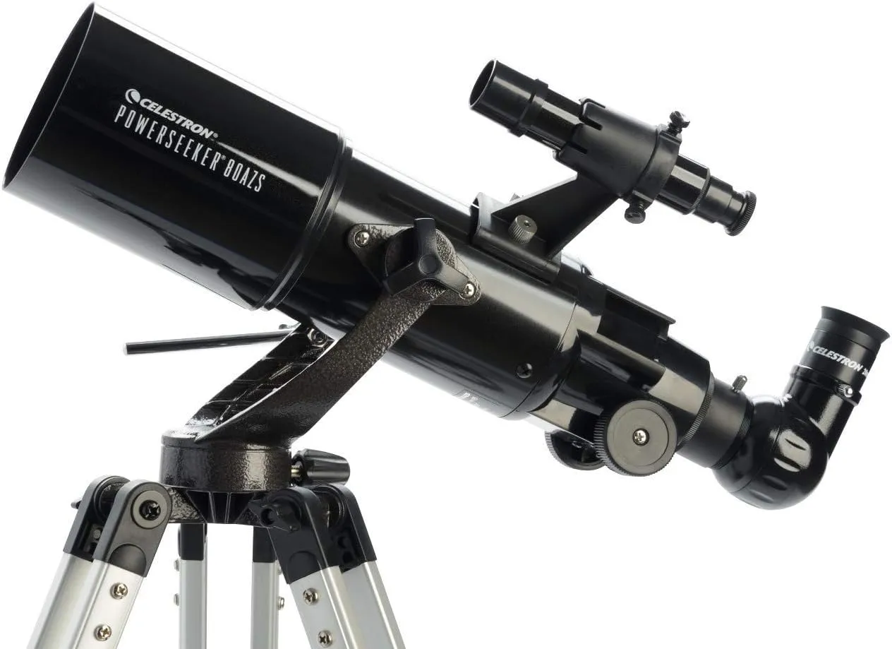 Celestron 21087 PowerSeeker 80AZS Telescope, Black