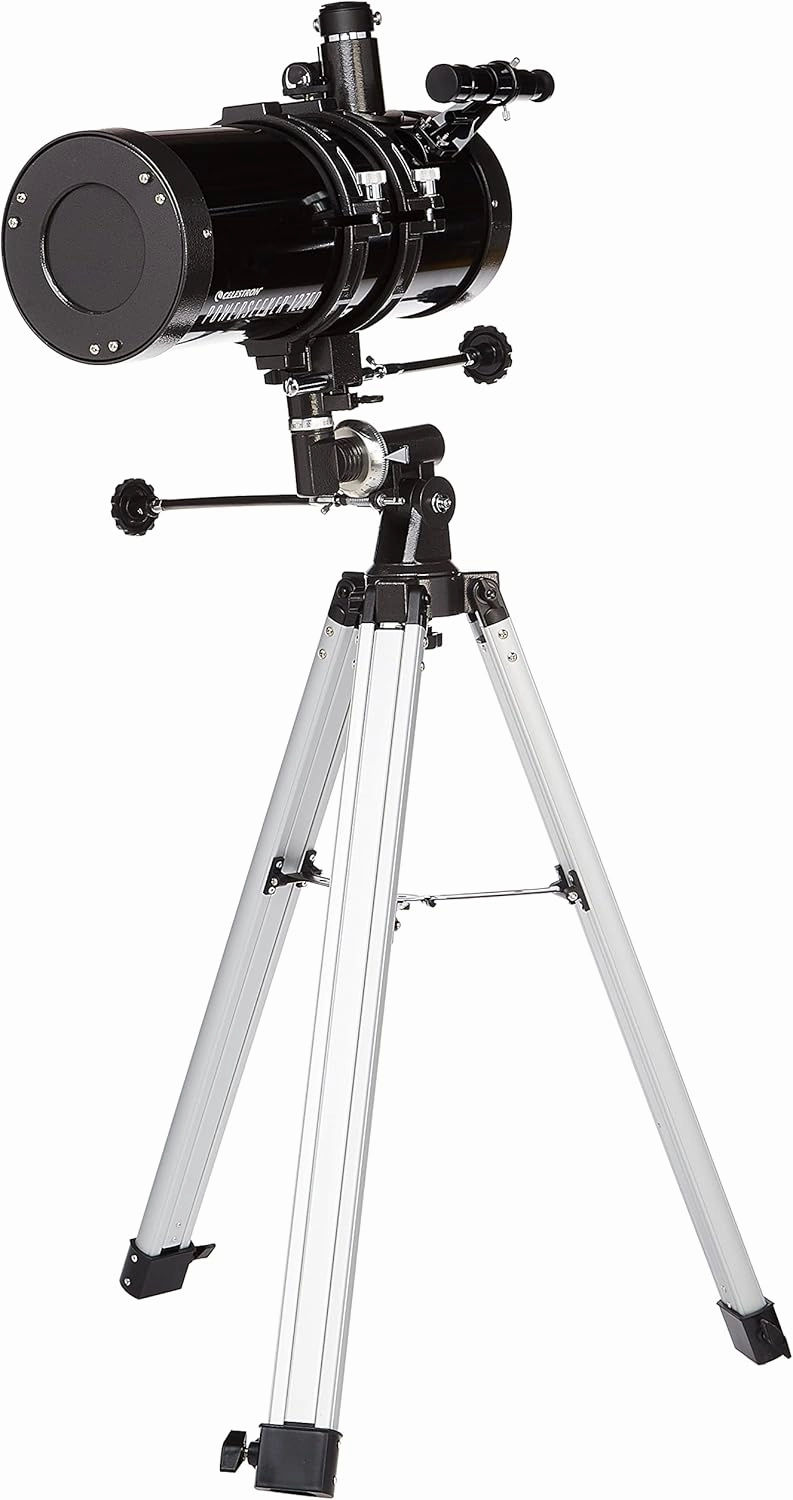 Celestron 21049 PowerSeeker 127EQ Reflector Telescope, Black