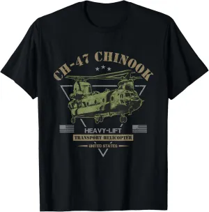 CH-47 Chinook Helicopter T-Shirt