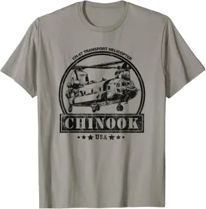 CH-47 Chinook Helicopter T-Shirt
