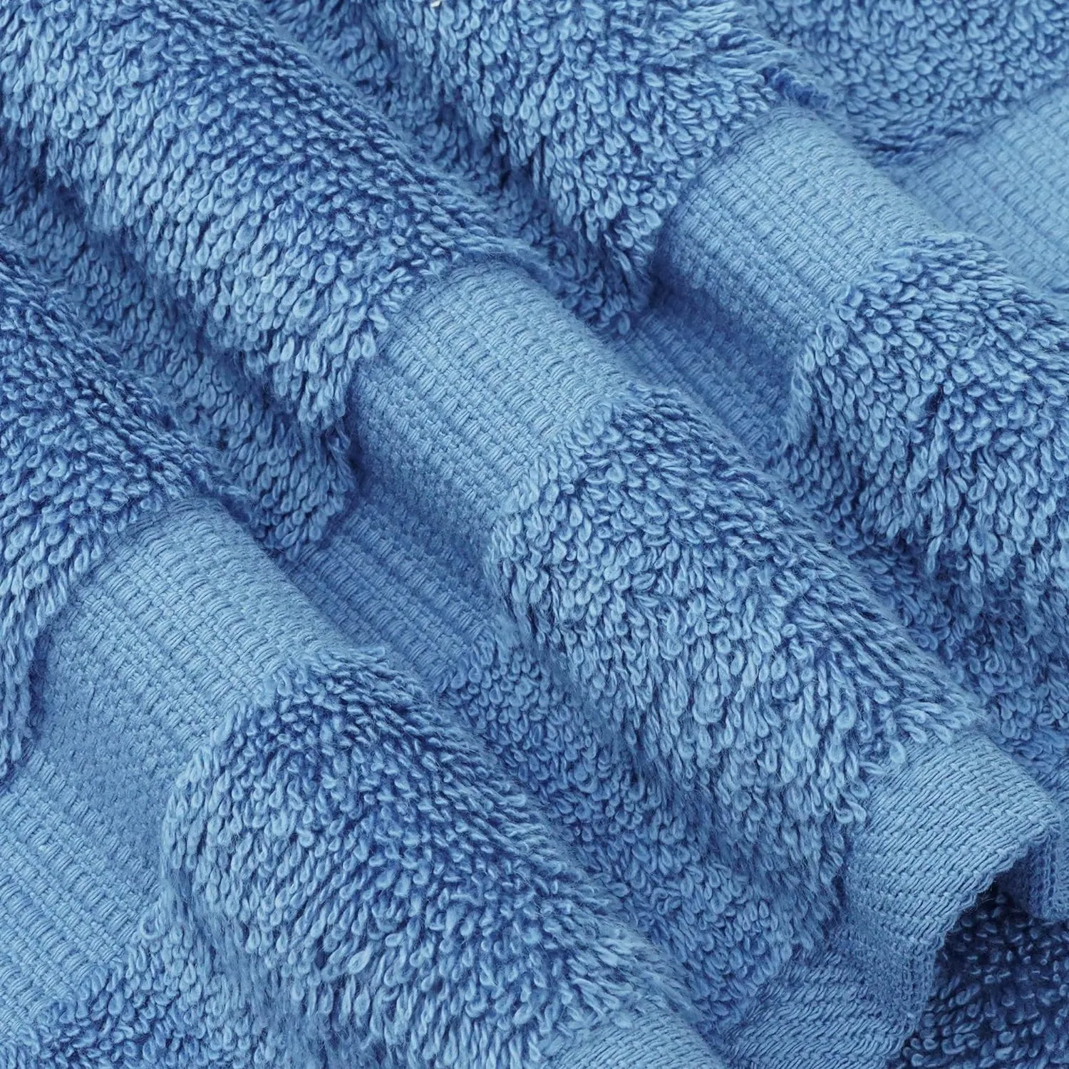 Chakir Turkish Linens Premium Cotton Absorbent Turkish Towels (Bath Towel - Set of 4, Wedgewood)