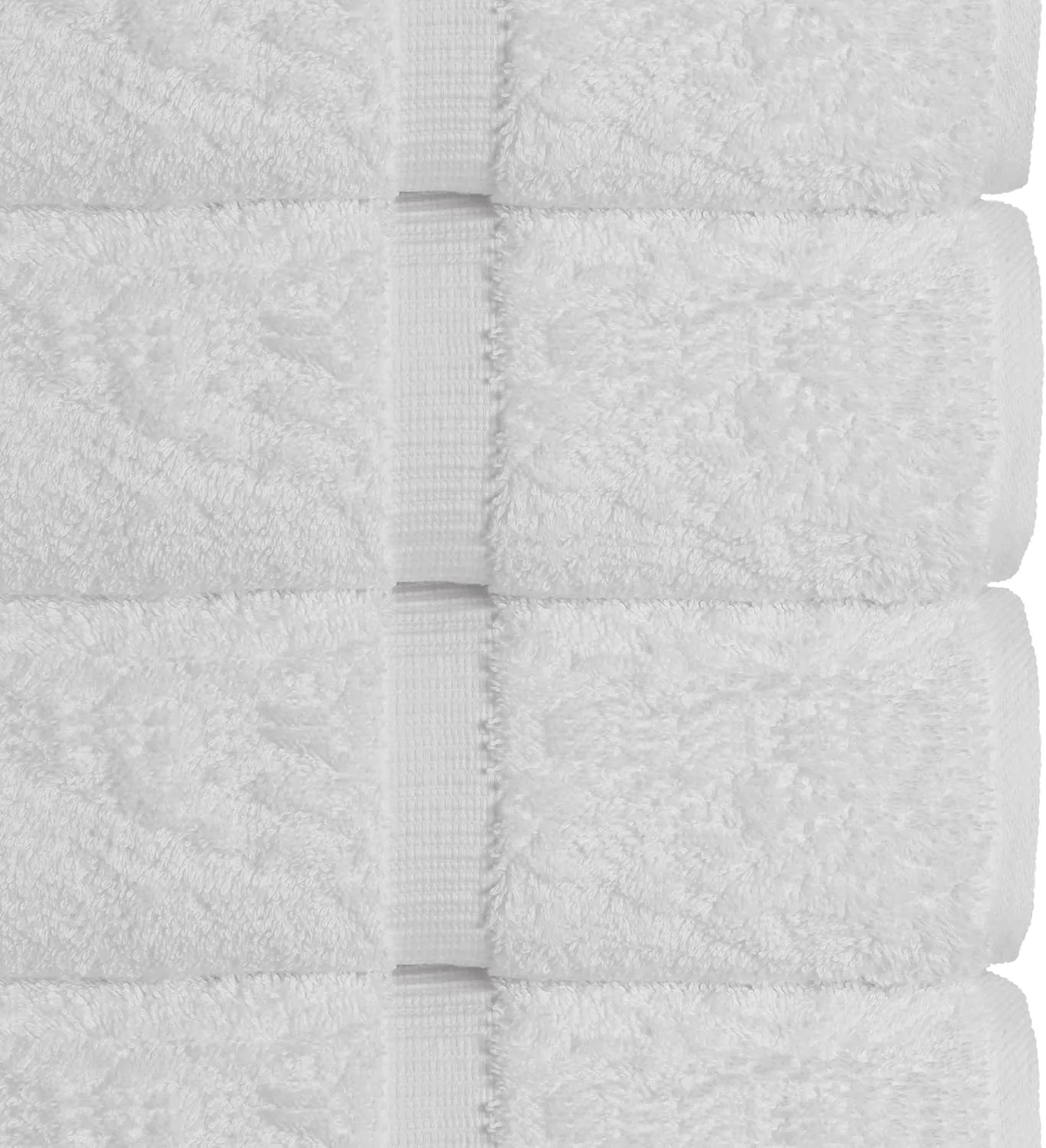 Chakir Turkish Linens Premium Cotton Absorbent Turkish Towels (Bath Towel - Set of 4, White)